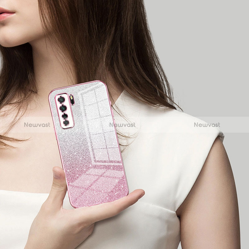Ultra-thin Transparent TPU Soft Case Cover SY1 for Huawei Nova 7 SE 5G