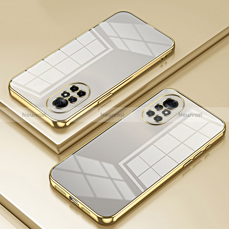 Ultra-thin Transparent TPU Soft Case Cover SY1 for Huawei Nova 8 5G Gold
