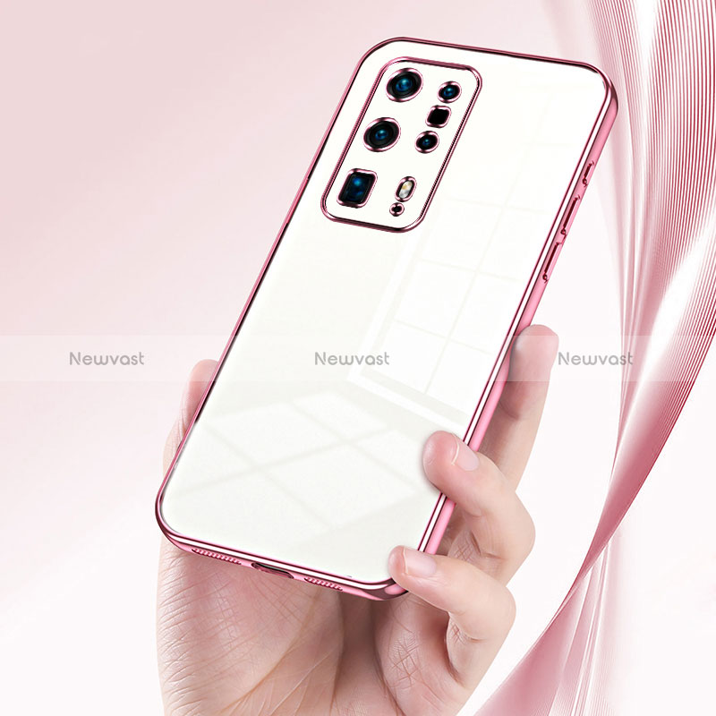 Ultra-thin Transparent TPU Soft Case Cover SY1 for Huawei P40 Pro+ Plus