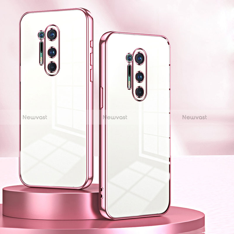 Ultra-thin Transparent TPU Soft Case Cover SY1 for OnePlus 8 Pro