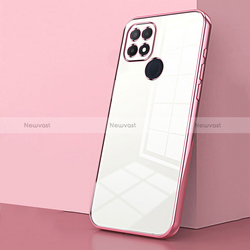 Ultra-thin Transparent TPU Soft Case Cover SY1 for Oppo A15