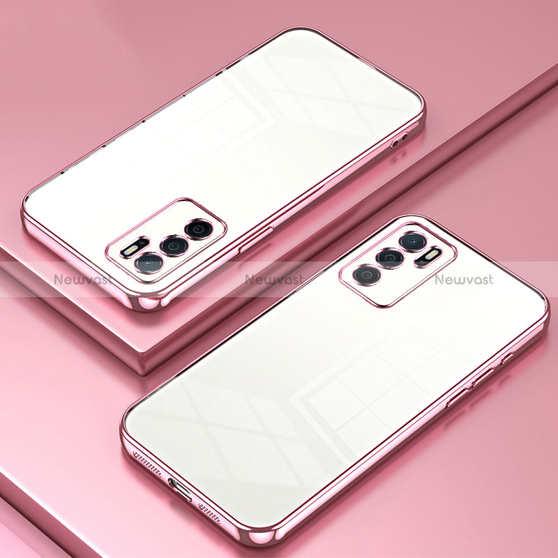 Ultra-thin Transparent TPU Soft Case Cover SY1 for Oppo A16