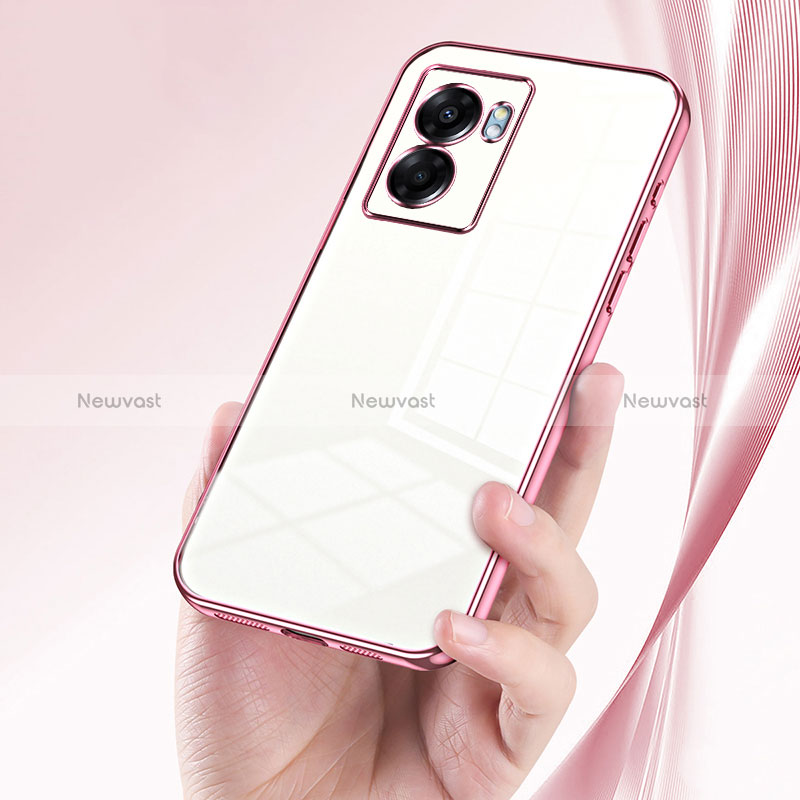 Ultra-thin Transparent TPU Soft Case Cover SY1 for Oppo A57 5G