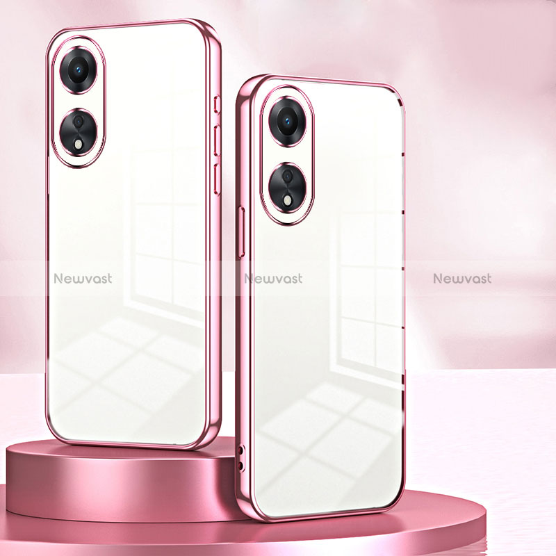Ultra-thin Transparent TPU Soft Case Cover SY1 for Oppo A78 5G