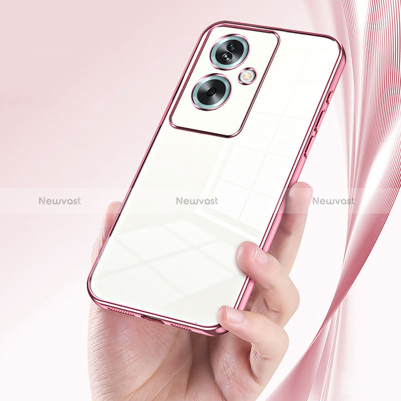 Ultra-thin Transparent TPU Soft Case Cover SY1 for Oppo A79 5G