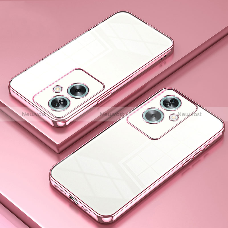 Ultra-thin Transparent TPU Soft Case Cover SY1 for Oppo A79 5G