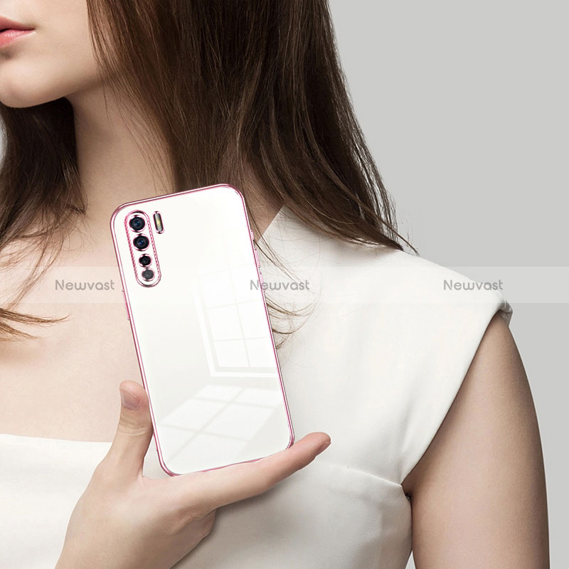 Ultra-thin Transparent TPU Soft Case Cover SY1 for Oppo A91