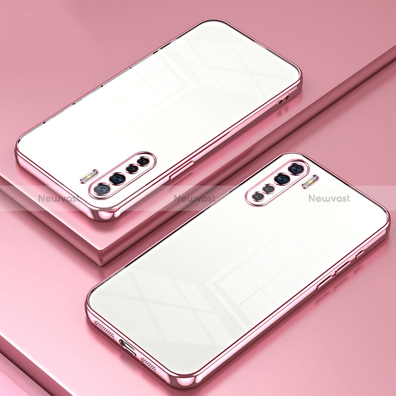 Ultra-thin Transparent TPU Soft Case Cover SY1 for Oppo A91