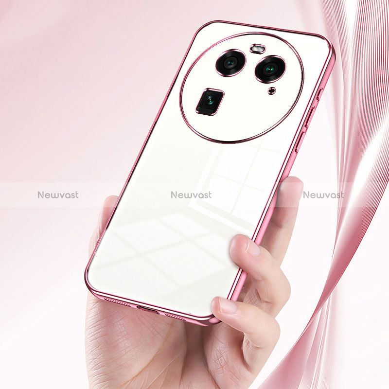 Ultra-thin Transparent TPU Soft Case Cover SY1 for Oppo Find X6 5G