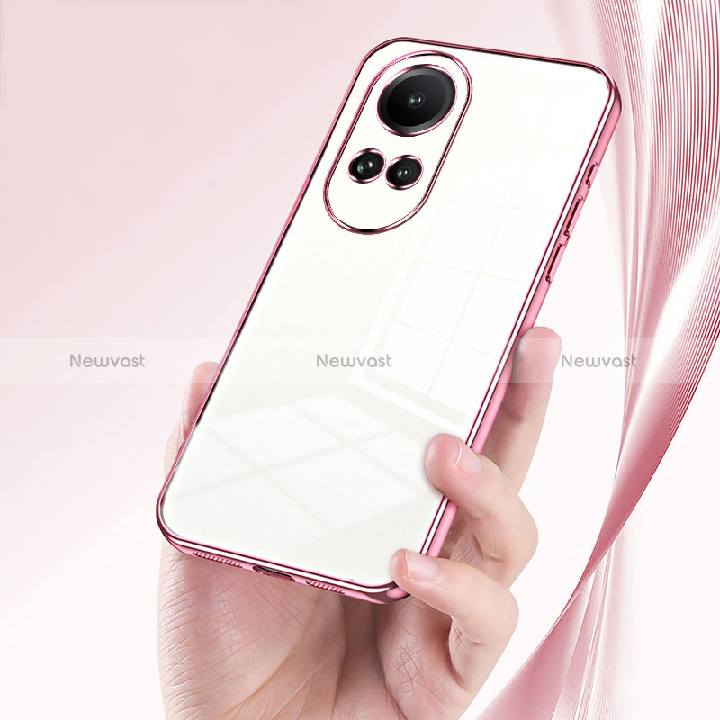 Ultra-thin Transparent TPU Soft Case Cover SY1 for Oppo Reno10 Pro 5G
