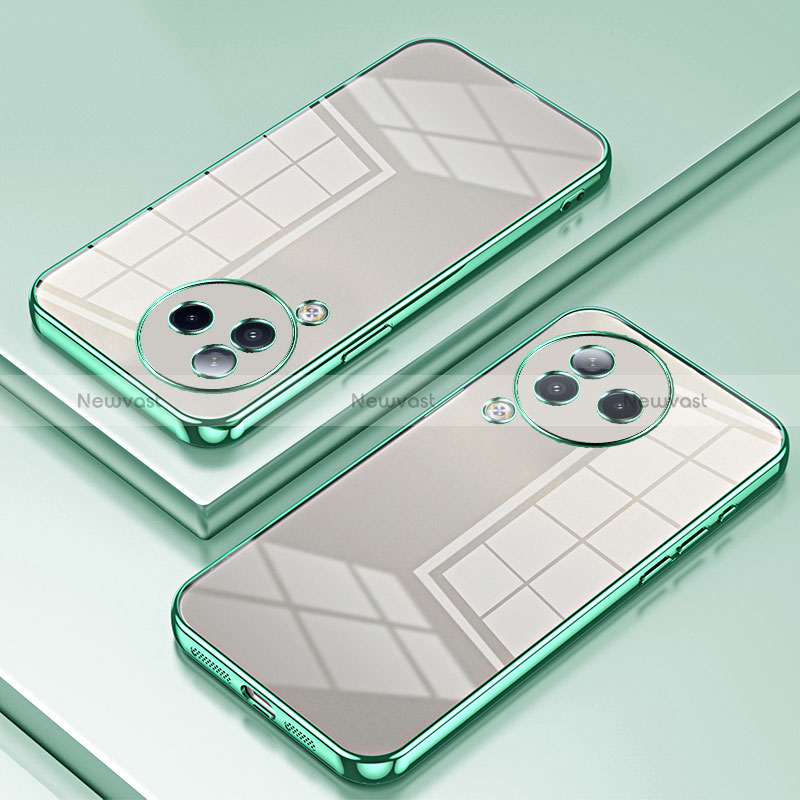 Ultra-thin Transparent TPU Soft Case Cover SY1 for Xiaomi Civi 3 5G Green