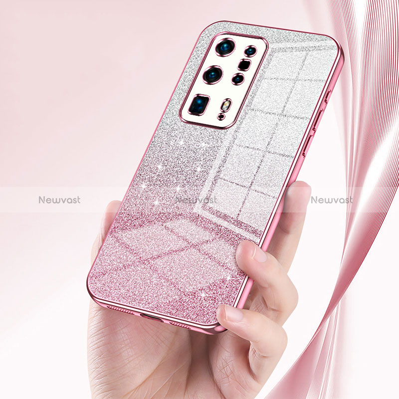 Ultra-thin Transparent TPU Soft Case Cover SY2 for Huawei P40 Pro+ Plus