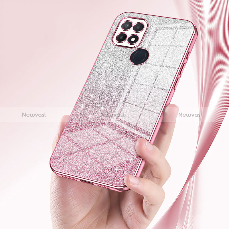 Ultra-thin Transparent TPU Soft Case Cover SY2 for Oppo A15