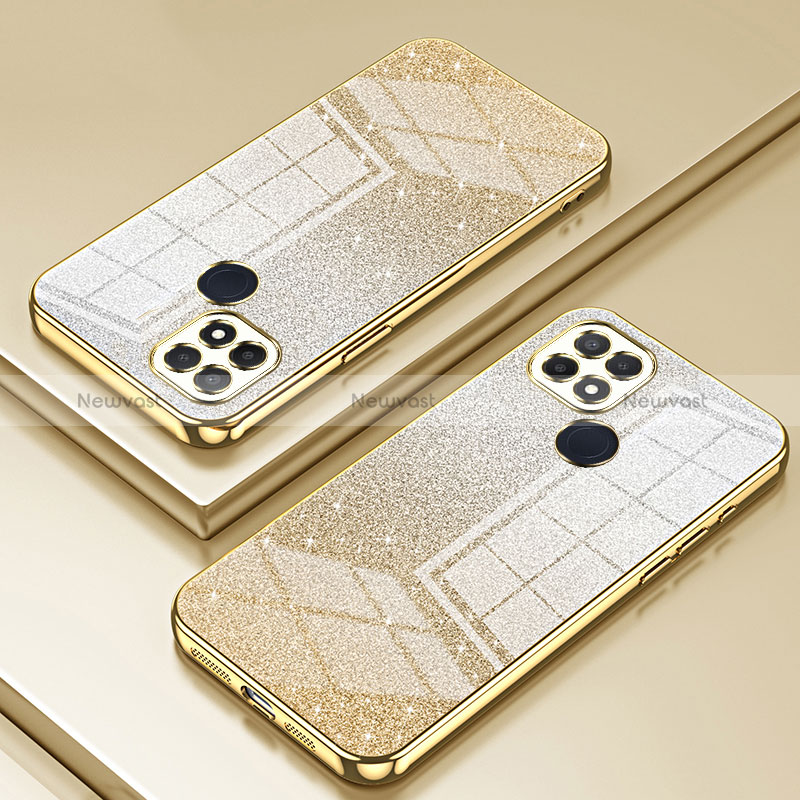 Ultra-thin Transparent TPU Soft Case Cover SY2 for Oppo A15 Gold