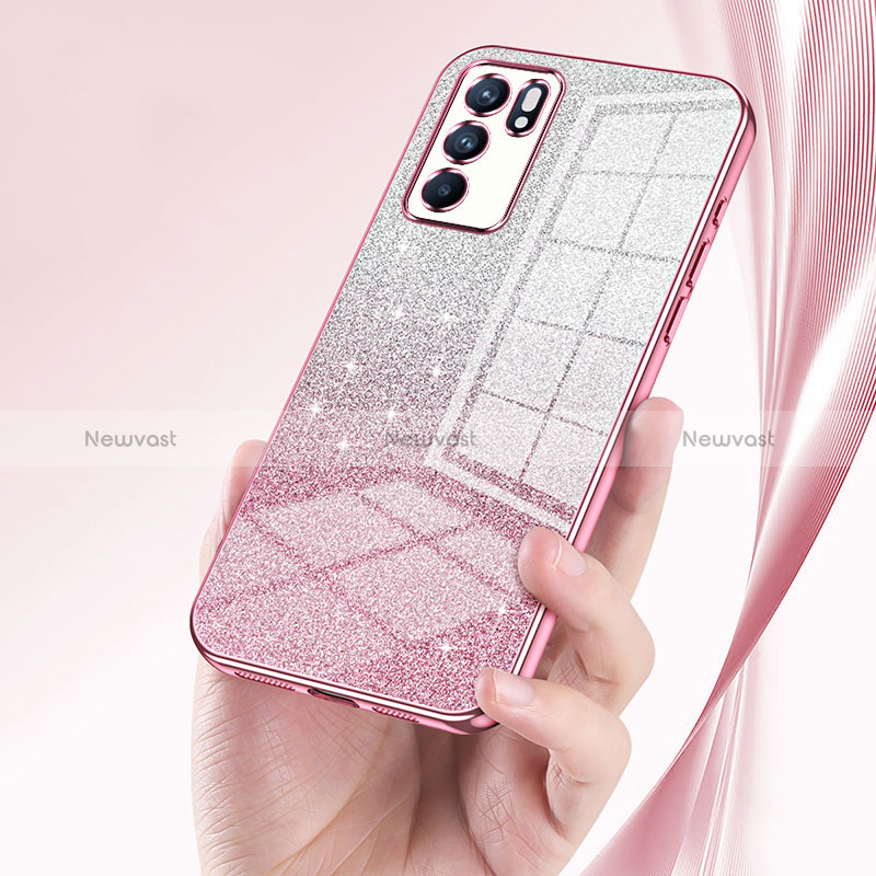 Ultra-thin Transparent TPU Soft Case Cover SY2 for Oppo Reno6 5G