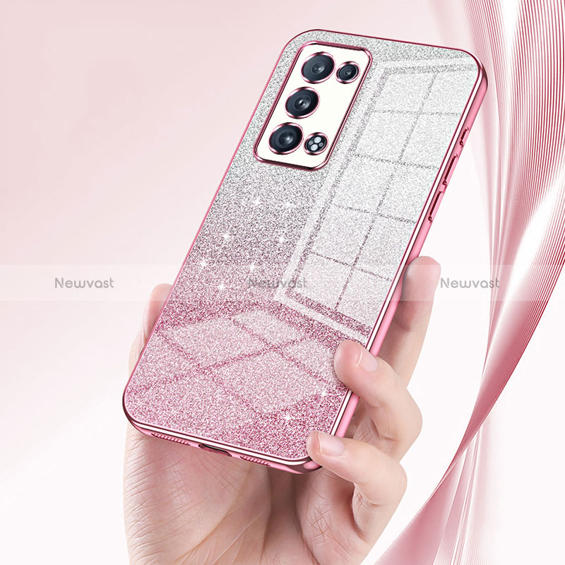 Ultra-thin Transparent TPU Soft Case Cover SY2 for Oppo Reno6 Pro+ Plus 5G