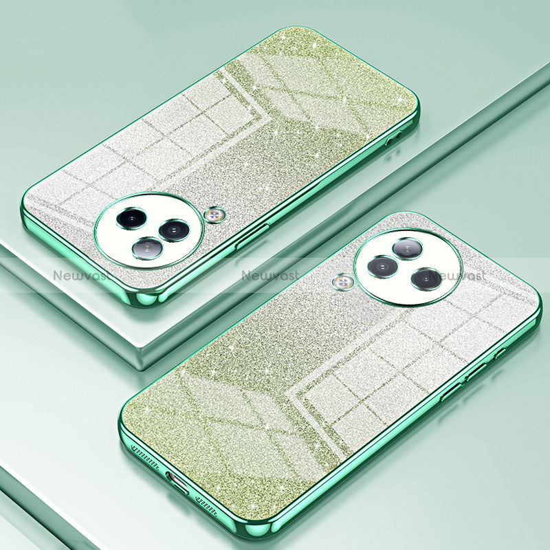 Ultra-thin Transparent TPU Soft Case Cover SY2 for Xiaomi Civi 3 5G Green