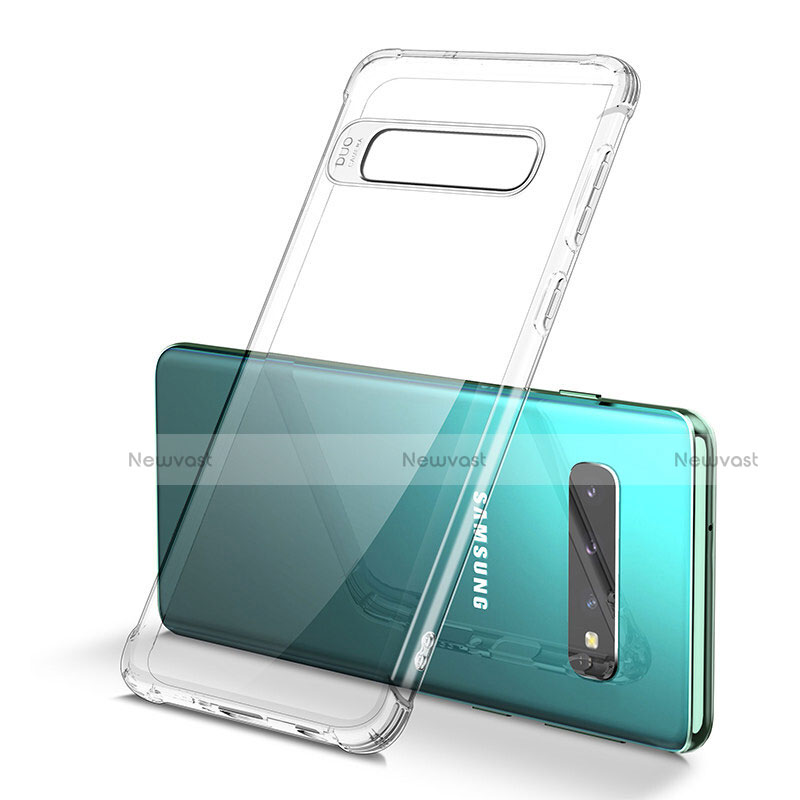 Ultra-thin Transparent TPU Soft Case Cover U01 for Samsung Galaxy S10 Clear