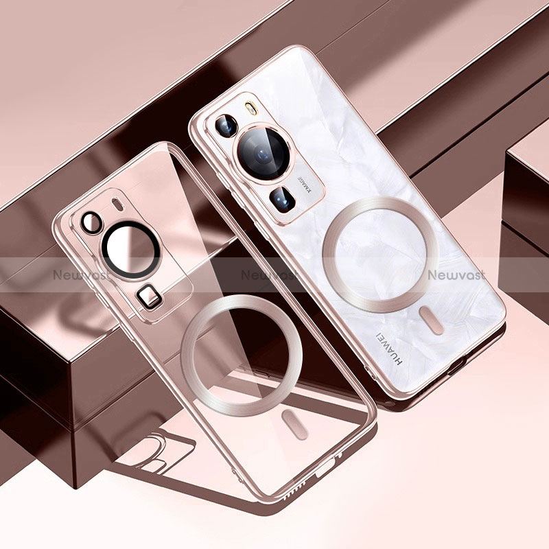 Ultra-thin Transparent TPU Soft Case Cover with Mag-Safe Magnetic S01 for Huawei P60