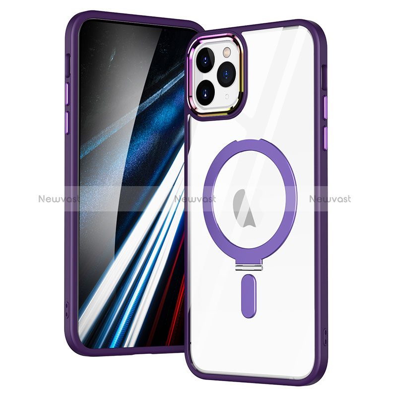 Ultra-thin Transparent TPU Soft Case Cover with Mag-Safe Magnetic SD1 for Apple iPhone 11 Pro Max