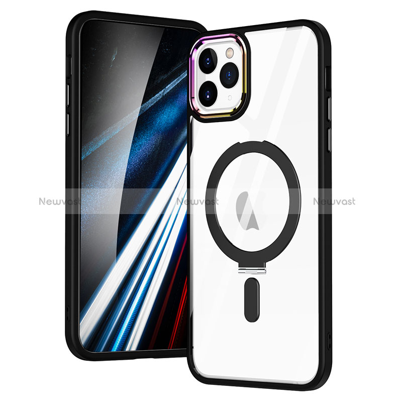 Ultra-thin Transparent TPU Soft Case Cover with Mag-Safe Magnetic SD1 for Apple iPhone 11 Pro Max