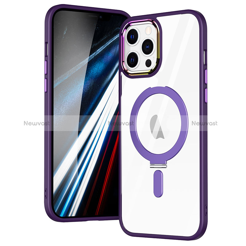 Ultra-thin Transparent TPU Soft Case Cover with Mag-Safe Magnetic SD1 for Apple iPhone 12 Pro Max