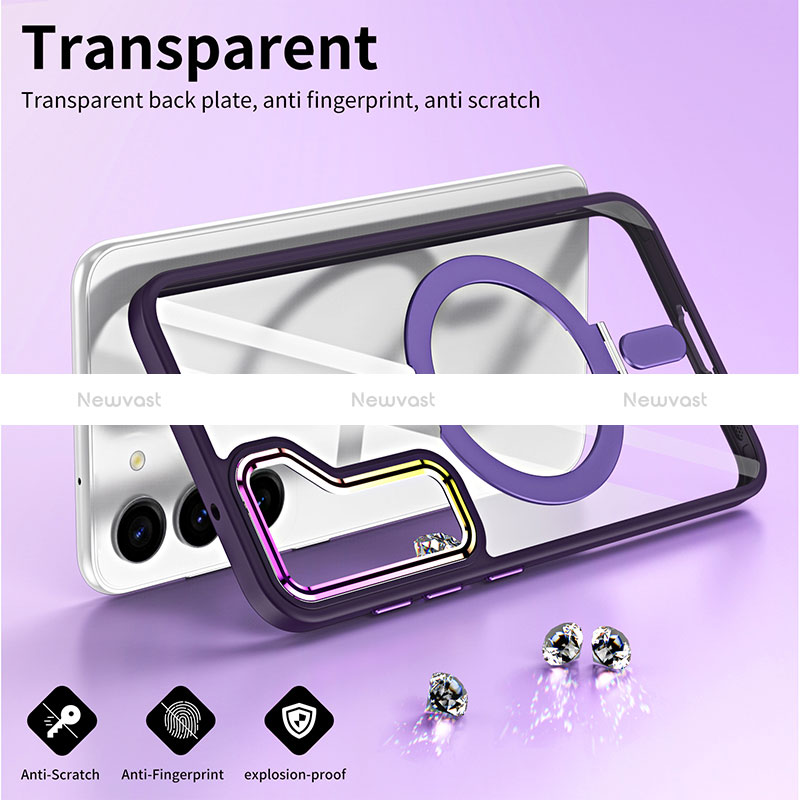 Ultra-thin Transparent TPU Soft Case Cover with Mag-Safe Magnetic SD1 for Samsung Galaxy S21 Plus 5G