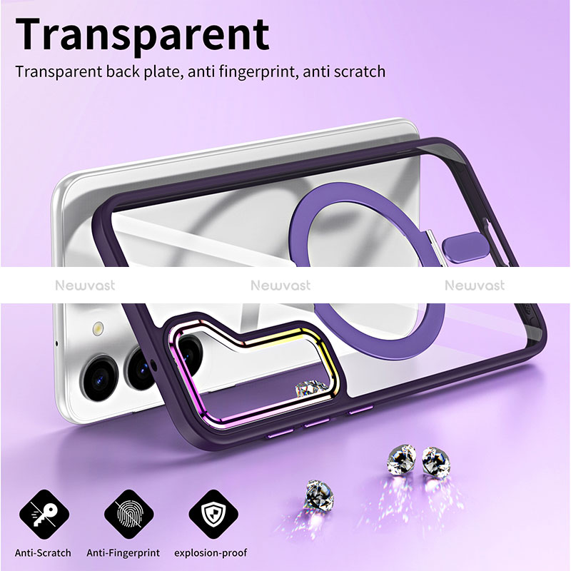 Ultra-thin Transparent TPU Soft Case Cover with Mag-Safe Magnetic SD1 for Samsung Galaxy S23 5G