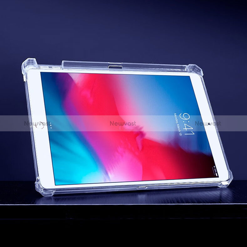 Ultra-thin Transparent TPU Soft Case Cover with Stand for Apple iPad Mini 4 Clear