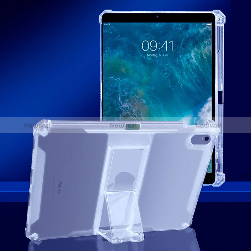 Ultra-thin Transparent TPU Soft Case Cover with Stand for Apple iPad Pro 10.5 Clear