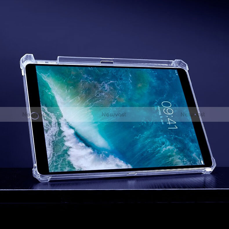 Ultra-thin Transparent TPU Soft Case Cover with Stand for Apple iPad Pro 10.5 Clear