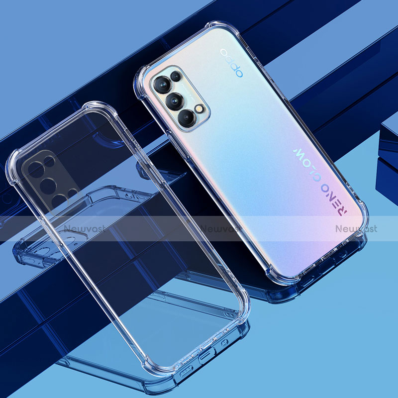 Ultra-thin Transparent TPU Soft Case Cover Z01 for Oppo Find X3 Lite 5G