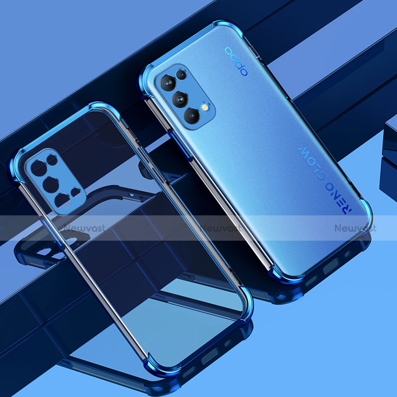 Ultra-thin Transparent TPU Soft Case Cover Z01 for Oppo Reno5 5G