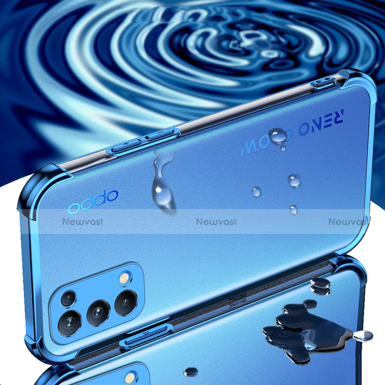 Ultra-thin Transparent TPU Soft Case Cover Z01 for Oppo Reno5 5G