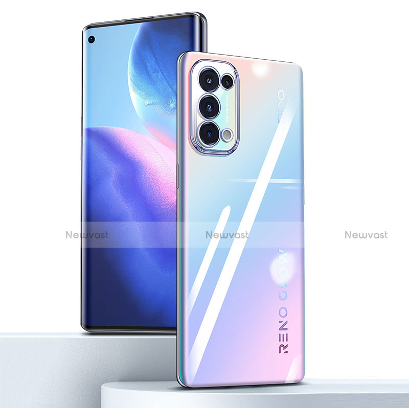 Ultra-thin Transparent TPU Soft Case Cover Z02 for Oppo Reno5 Pro 5G