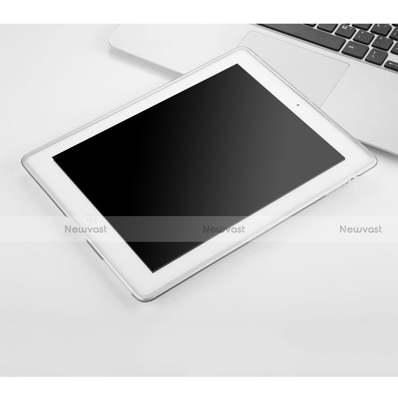 Ultra-thin Transparent TPU Soft Case for Apple iPad 2 Clear