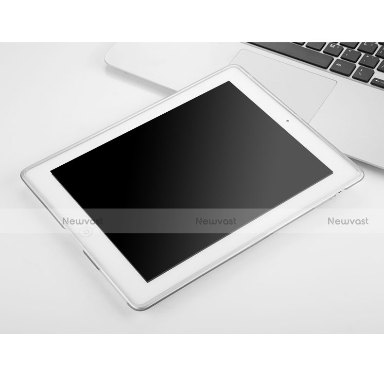 Ultra-thin Transparent TPU Soft Case for Apple iPad 4 Clear