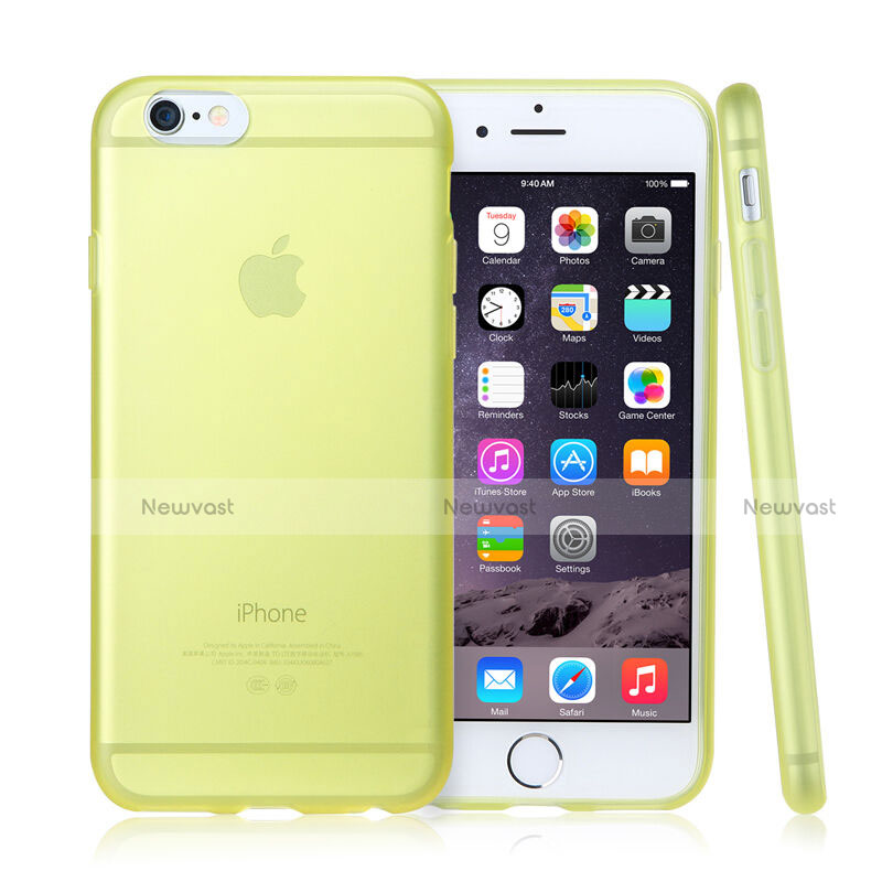 Ultra-thin Transparent TPU Soft Case for Apple iPhone 6 Green