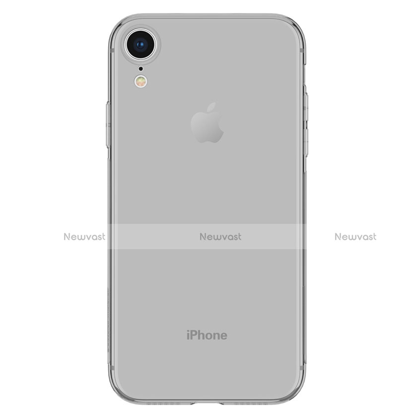 Ultra-thin Transparent TPU Soft Case for Apple iPhone XR Gray