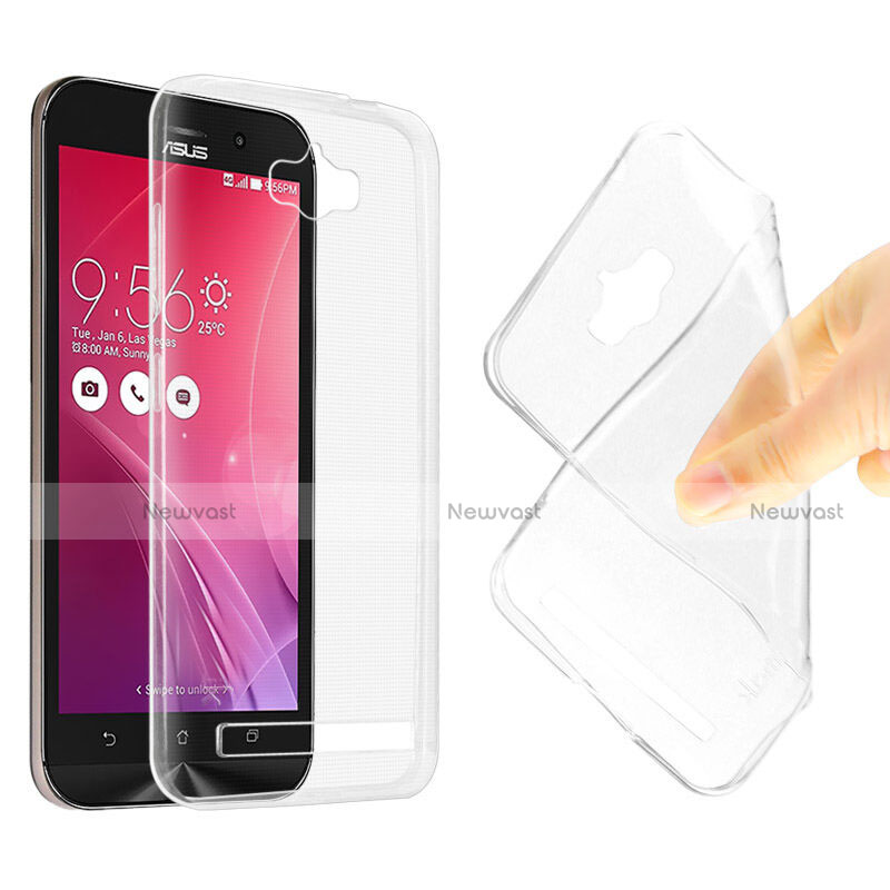 Ultra-thin Transparent TPU Soft Case for Asus Zenfone Max ZC550KL Clear