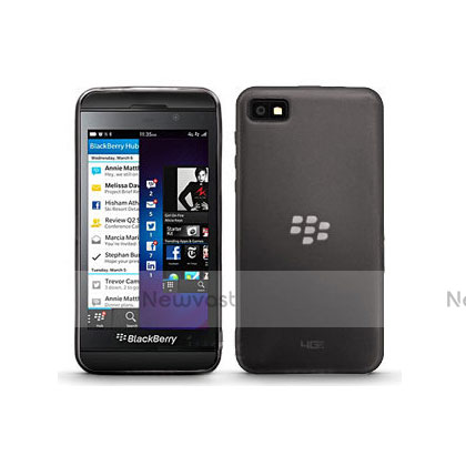 Ultra-thin Transparent TPU Soft Case for Blackberry Z10 Gray