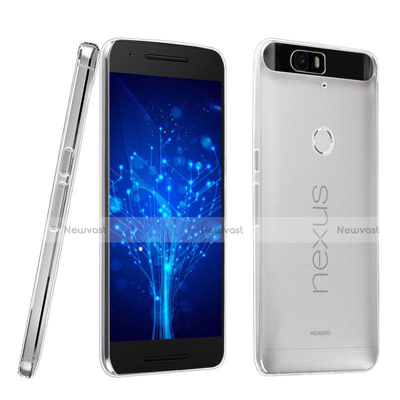 Ultra-thin Transparent TPU Soft Case for Google Nexus 6P Clear