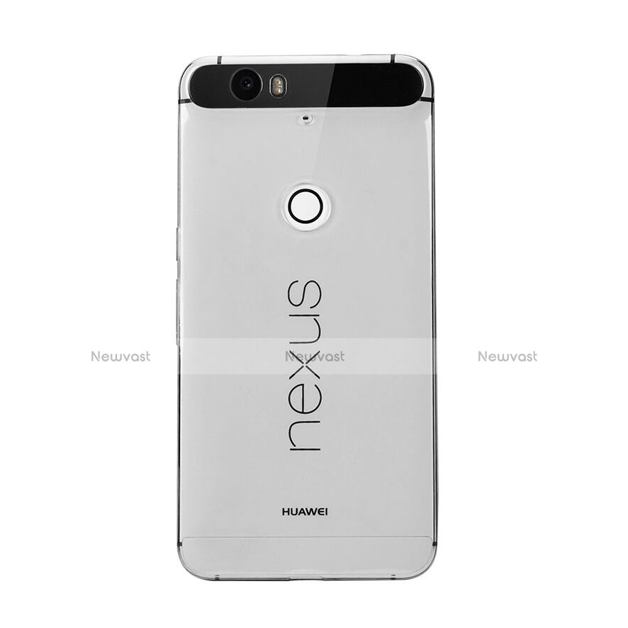 Ultra-thin Transparent TPU Soft Case for Google Nexus 6P Gray