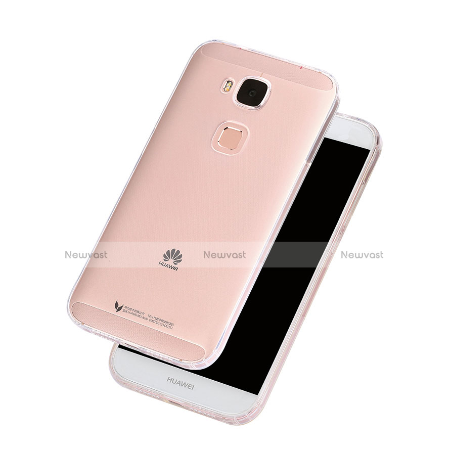 Ultra-thin Transparent TPU Soft Case for Huawei G7 Plus Clear