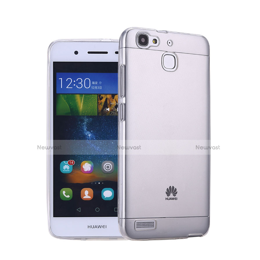 Ultra-thin Transparent TPU Soft Case for Huawei G8 Mini Gray