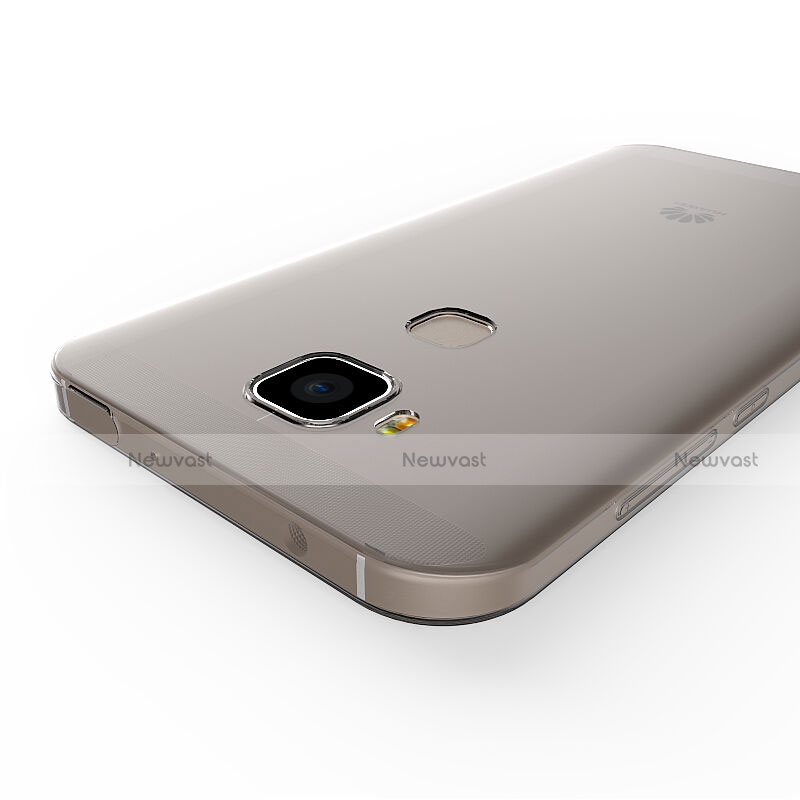 Ultra-thin Transparent TPU Soft Case for Huawei GX8 Gray