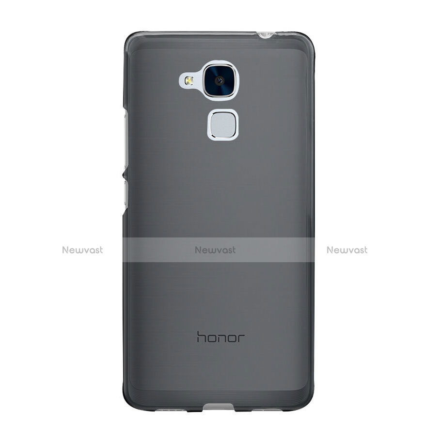 Ultra-thin Transparent TPU Soft Case for Huawei Honor 5C Gray