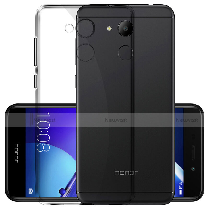 Ultra-thin Transparent TPU Soft Case for Huawei Honor 6C Pro Gray