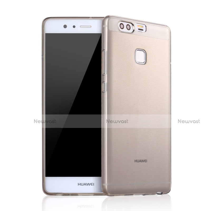 Ultra-thin Transparent TPU Soft Case for Huawei P9 Gray