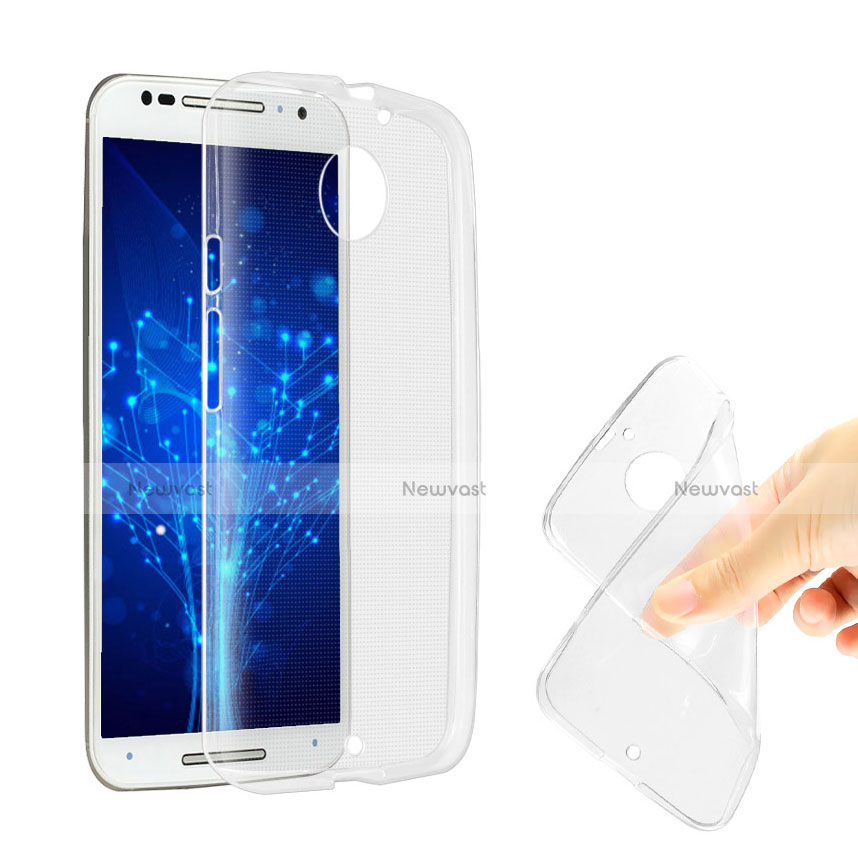 Ultra-thin Transparent TPU Soft Case for Motorola Moto X (2nd Gen) Clear